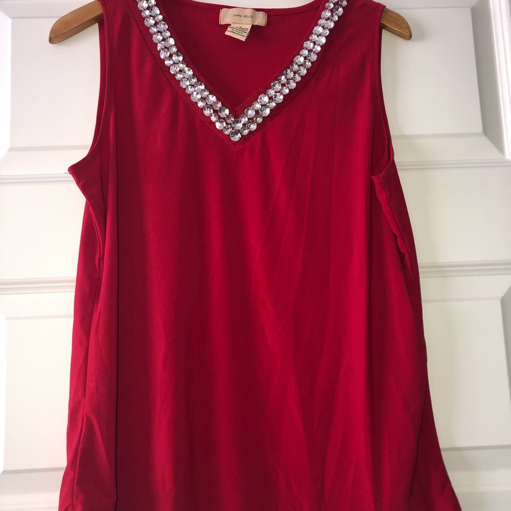 V Neck Sleeveless blouse